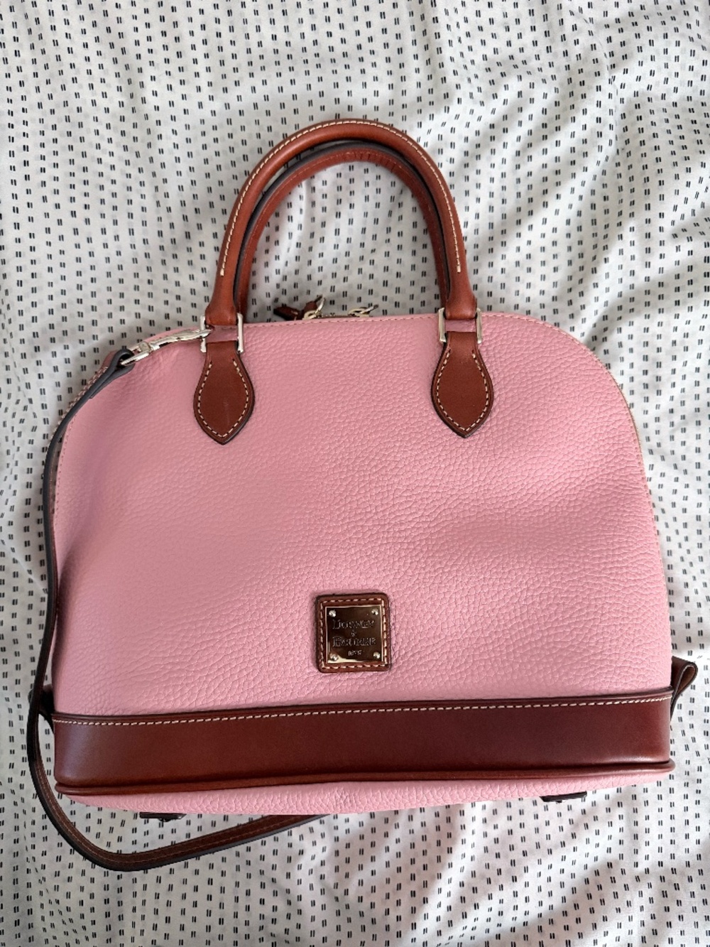 Dooney and Bourke Pebble Zip Satchel